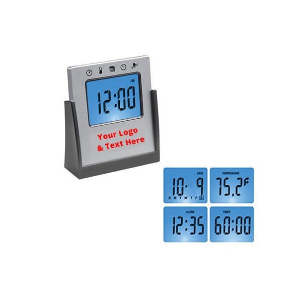 Touch Sensitive Clock Shivam Printing, Touch Screen Alarm Clock